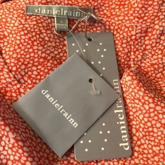 Daniel Rainn Top Size Small bohemian floral bell sleeve pullover Festival NWT - Picture 5 of 7